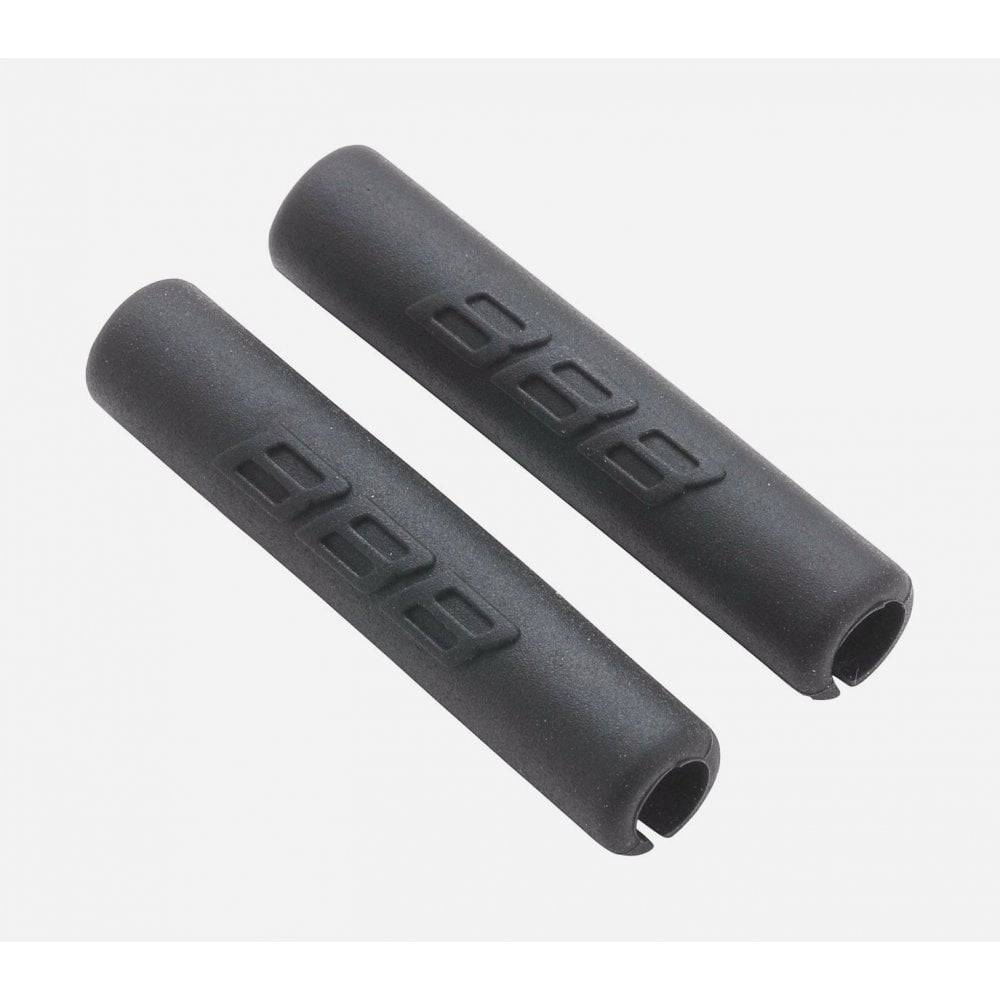 BBB CableWrap Frame Protector V2 for bikes, showing black protective stickers on 5mm brake cables and bike frame accessories.
