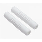 BBB CableWrap Frame Protector V2 for bike brake cables, showing black protective stickers on bicycle frame tubes.