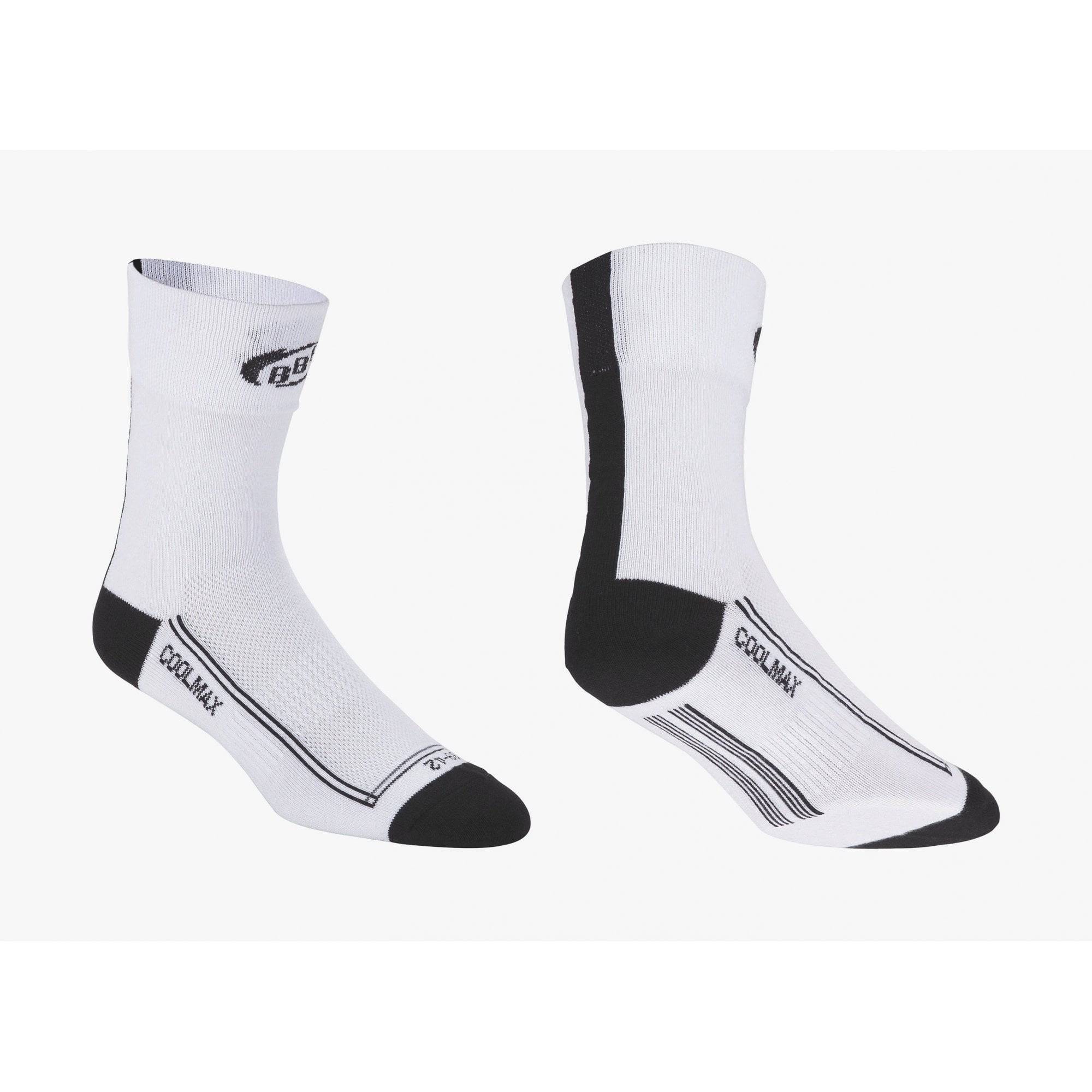 BBB FoldFeet cycling socks with moisture-wicking fabric and foldable cuff, designed for comfortable biking footwear.