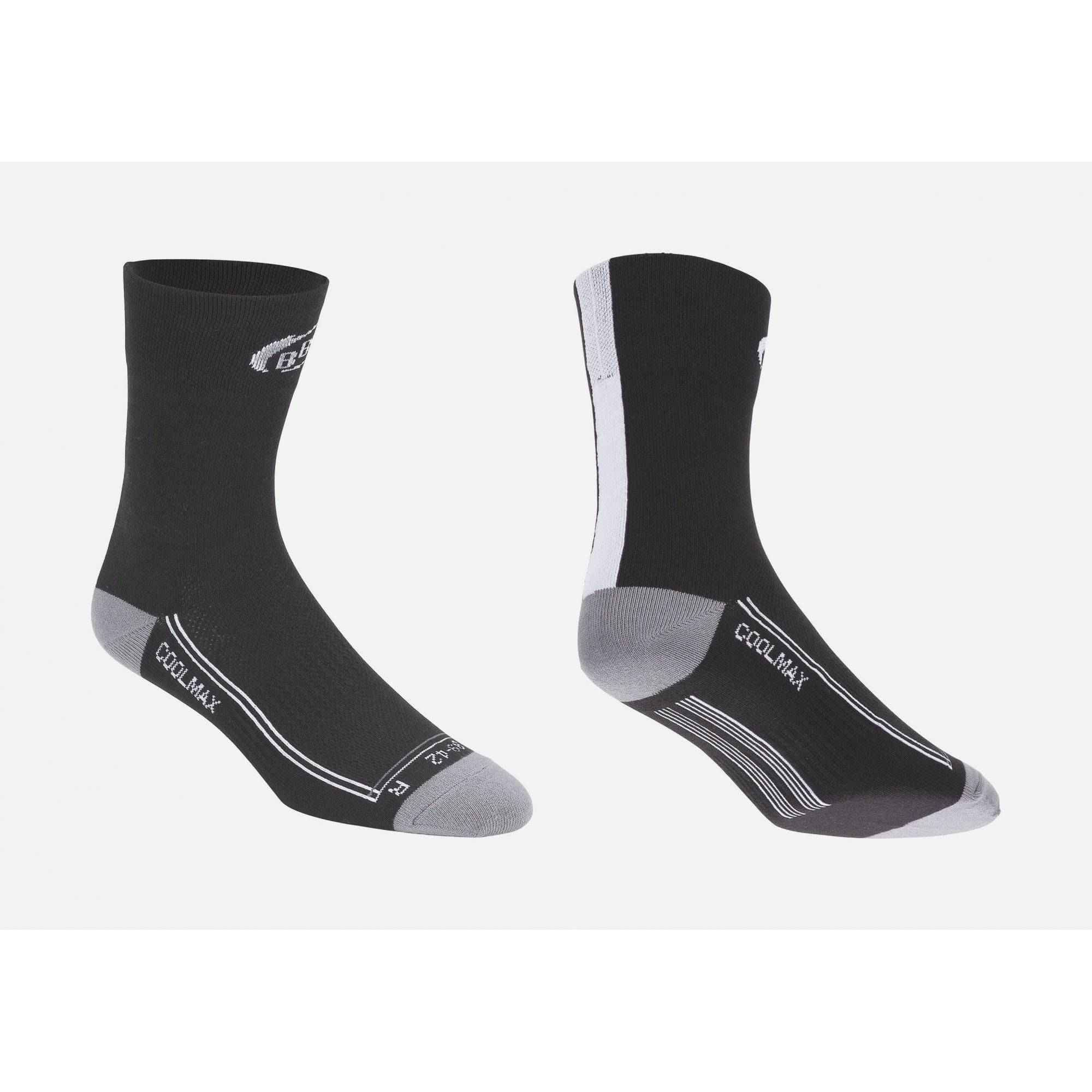 BBB FoldFeet cycling socks with moisture-wicking fabric and foldable cuff, designed for comfortable cycling footwear.