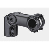 BBB Highfix OS Adjustable Bike Stem V2 with 31.8mm clamp and angle adjustment, shown on a bicycle handlebar.
