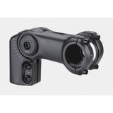 BBB Highfix OS Adjustable Bike Stem V2 with 31.8mm clamp and angle adjustment, shown on a bicycle handlebar.