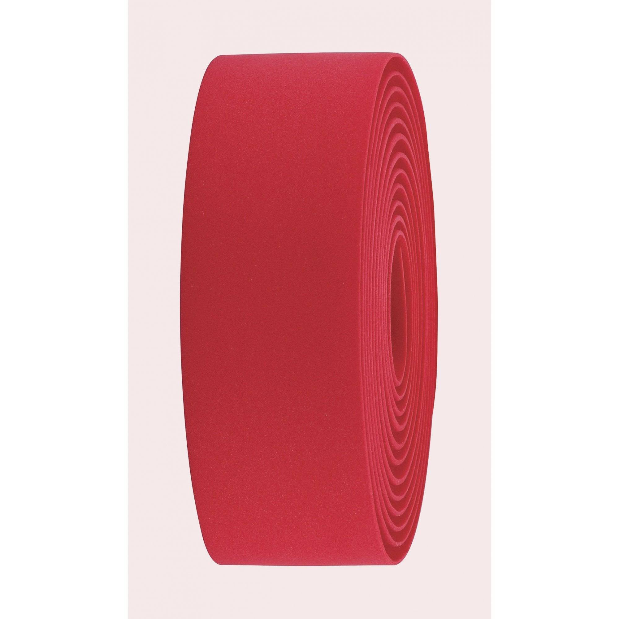 BBB Raceribbon bar tape with finishing tape and plugs, providing a durable racing grip for bicycle handlebars.
