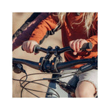 Kids Ride Shotgun Pro child bike seat handlebars in black, 355mm length with quick release for kids' bike riding accessories.