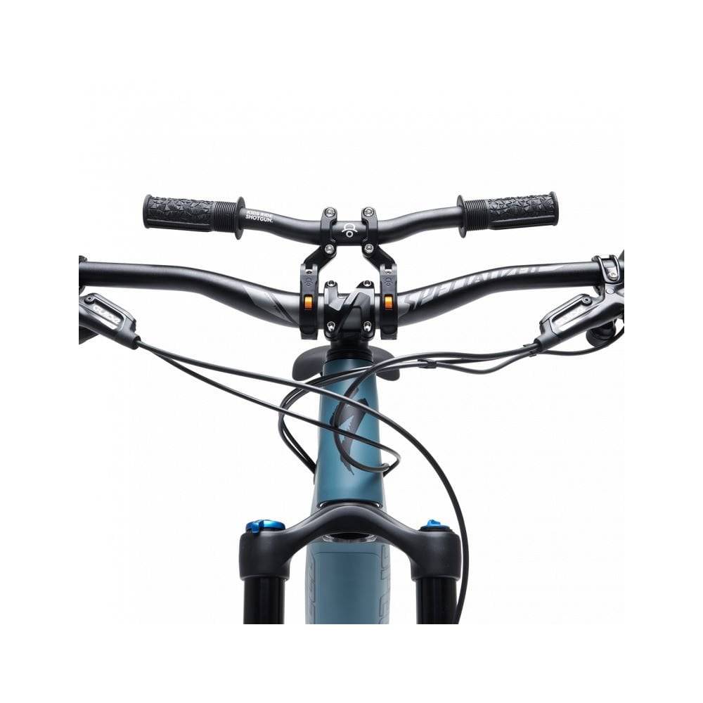 Kids Ride Shotgun Pro child bike seat handlebars in black, 355mm with quick-release clamp, designed for kids riding accessories.