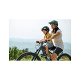 Kids Ride Shotgun original black child bike seat for kids, frame mount, seat-only accessory for safe cycling adventures.