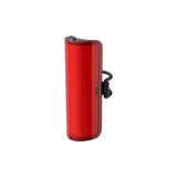 Knog Big Cobber bike light set with 330° visibility, USB rechargeable, waterproof, mounted on a bicycle for safety.