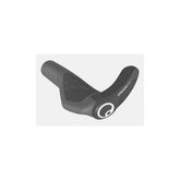 Ergon GS3 bike grips with adjustable 3-finger bar ends, providing enhanced control for cycling components.