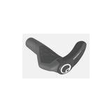 Ergon GS3 bike grips with adjustable 3-finger bar ends, providing enhanced control for cycling components.