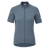 Rab Cinder women's cycling jersey with ventilation, secure zipped pockets, and a tailored fit, designed for comfortable riding.