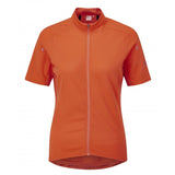 Rab Cinder women's cycling jersey with ventilation, secure zip pockets, and tailored fit, designed for comfortable biking.