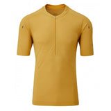 Rab Cindercrino unisex cycling jersey with ventilation panels and zipped pocket, designed for comfortable biking.