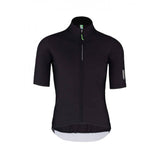 Q36.5 WoolF Short Sleeve Cycling Jersey showing breathable, moisture-wicking fabric and athletic fit for cyclists.