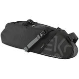 Campagnolo EKAR gravel bike waterproof saddle bag mounted on bike, accessory designed for cycling gear storage.