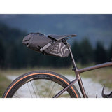 Campagnolo EKAR gravel bike waterproof saddle bag, compact and durable cycling accessories for bike packing and storage.