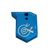 Campagnolo AFS oil level tool for precise hydraulic system maintenance, used in bike workshop settings.