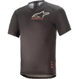 Alpinestars Alps 6.0 short sleeve cycling jersey with ventilation panels and zipper pocket for breathable cycling apparel.