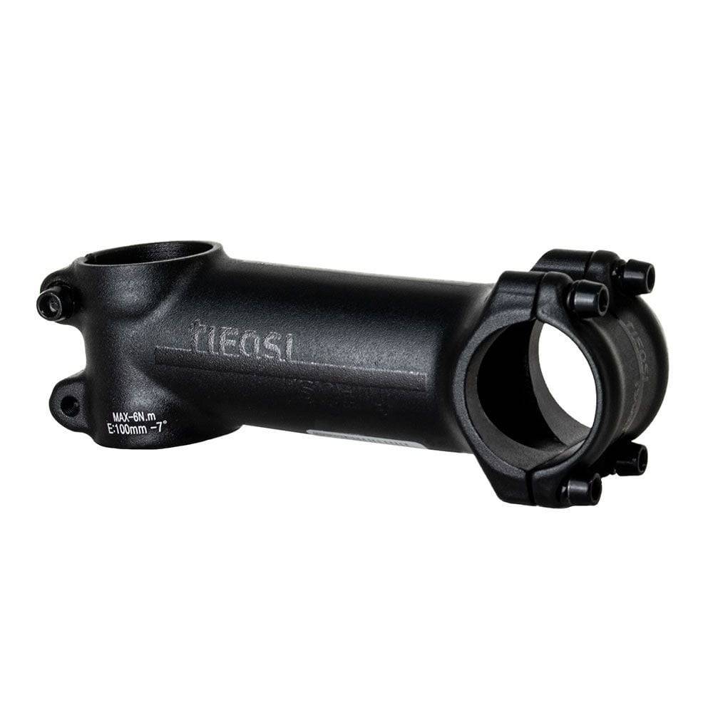 Tifosi Bike Uno alloy bike stem with 31.8mm clamp, 80-120mm length, anodized finish, mounted on bicycle handlebars.