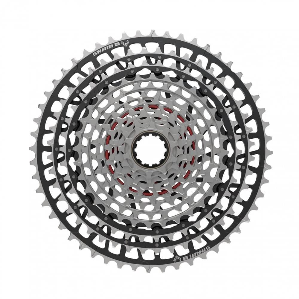 SRAM XS-1299 T-Type Eagle 12-speed cassette with 10-52T gear range for XD driver, bicycle drivetrain component.