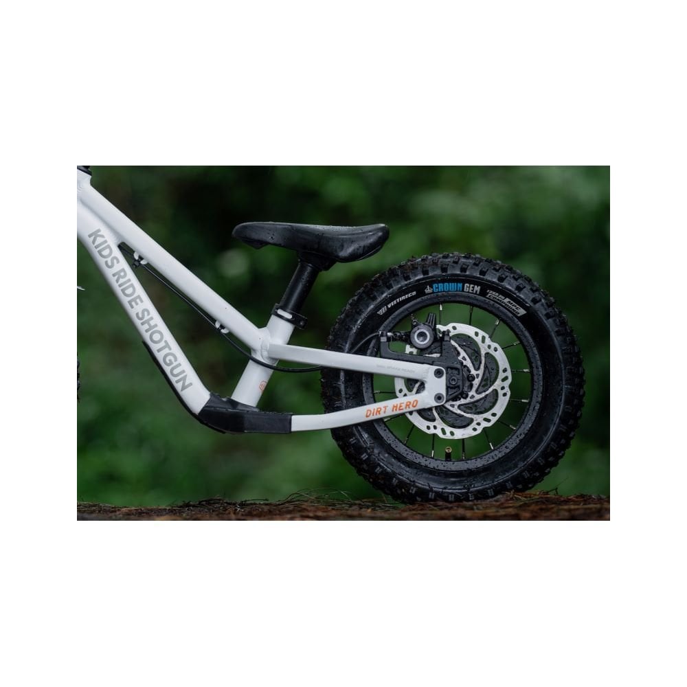 Kids Ride Shotgun Dirt Hero 12" With Brake Balance Bike