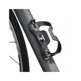 Topeak Shuttle Cage black water bottle cage with durable design and easy mounting system for bicycles.