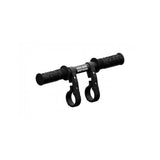 Kids Ride Shotgun 2.0 child bike seat handlebars in black with 250mm length and 19mm grips, designed for kids' bike accessories.