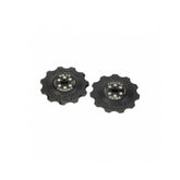 Enduro Bearings XD15 ceramic jockey wheels for Campagnolo 11-speed derailleurs, close-up of high-performance derailleur components.