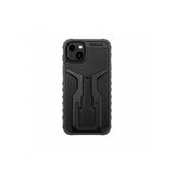 Topeak iPhone 14 Plus RideCase black protective cycling phone case with rugged design and secure grip for outdoor cycling adventures.