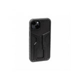 Topeak iPhone 14 Plus RideCase black protective cycling phone case with rugged design and secure fit for outdoor use