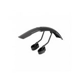 Topeak TetraFender G1 & G2 black gravel bike fenders with adjustable fit and reflective decals on a bike.