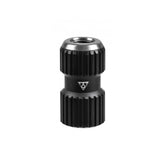 Topeak AirBooster Nano Bike Tire Inflator with 16g CO2 cartridge, compact black bicycle pump accessory