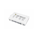 Topeak pump rebuild kit in white, replacement accessory for Topeak hand pumps, includes parts for maintenance and repair.