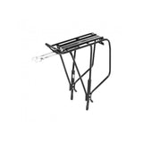 Topeak Uni Super Tourist 2.0 rear rack in black, designed for MTB touring bikes, non-disc compatible, durable bike accessories