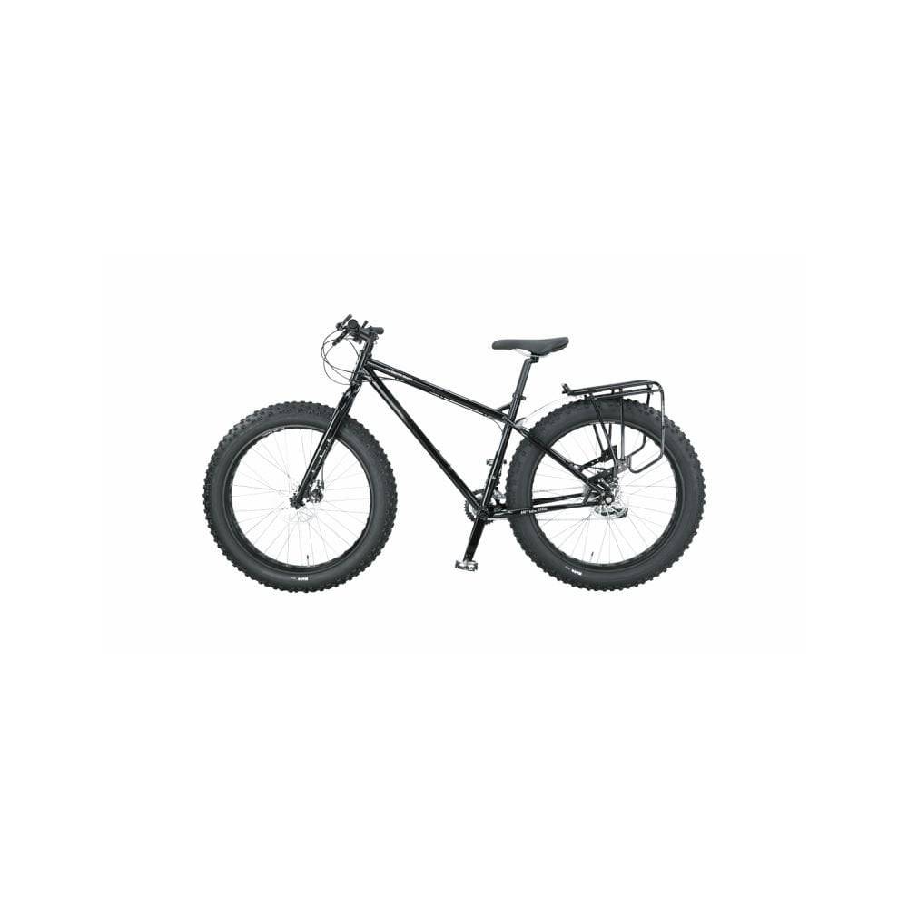 Topeak Uni Super Tourist fat bike disc brake rack with MTX QuickTrack compatibility, designed for cycling accessories.