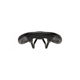 Ergon SM Pro Men mountain bike saddle with ergonomic pressure relief design, showcasing cushioned padding and sleek black finish.