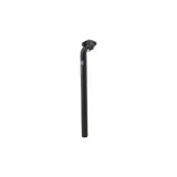System EX Alloy Bike Seatpost in black, 400mm length with single bolt adjustment, designed for bike components.