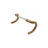 Brooks Cambium rubber bar tape with padded grip and bar end plugs for cycling handlebar coverage.