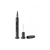 Topeak Plug n Tool mountain bike repair kit with tubeless tyre plugs, black workshop tool set for bike maintenance.