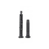 Topeak Plug n Tool mountain bike repair kit with tubeless tyre plugs, black, for workshop use, includes tools and plugs.
