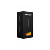 Pirelli Sporttube MTB inner tube with 48mm valve for mountain bikes, showing the rubber tube and valve in the image.