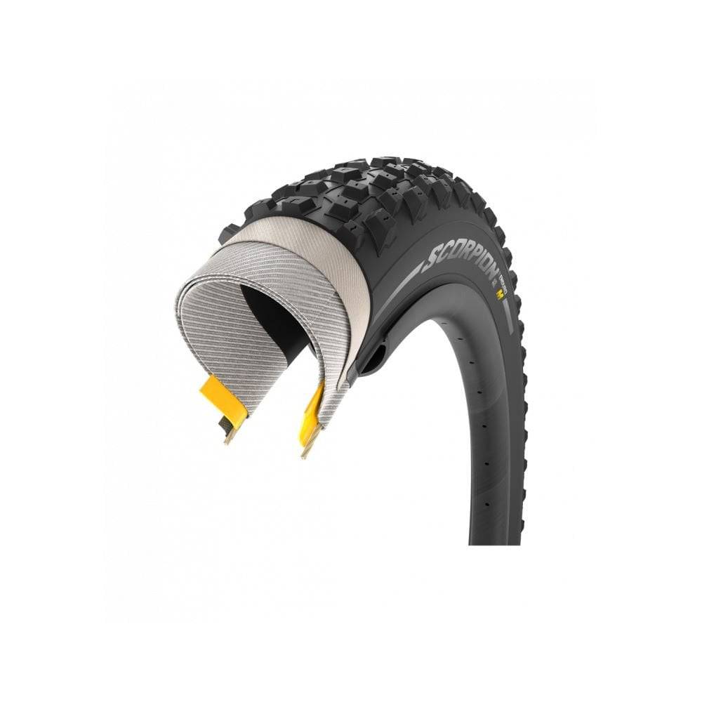 Pirelli Scorpion Enduro M off-road tire with hardwall, SmartGRIP compound, designed for durable off-road motorcycle riding.