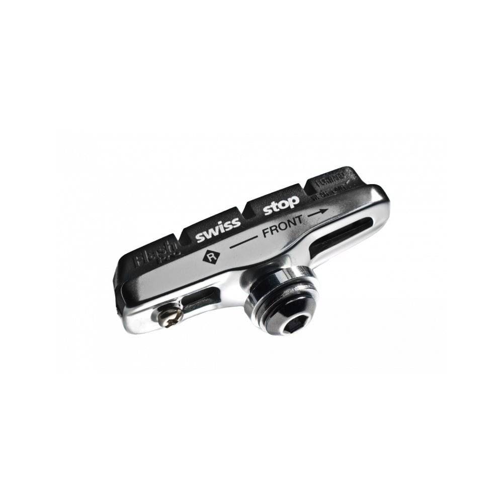 SwissStop Flash Pro full brake pads for Shimano, SRAM, and TRP rim brakes, high-performance cycling brake components.