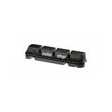 SwissStop Flash Pro brake pads for Shimano, Sram, and TRP bikes, designed for carbon and alloy rims, shown in the image.