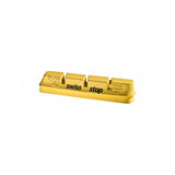 SwissStop Race Pro brake pads for Campagnolo 10/11-speed and Zero Gravity brake systems, shown in close-up for road cycling.