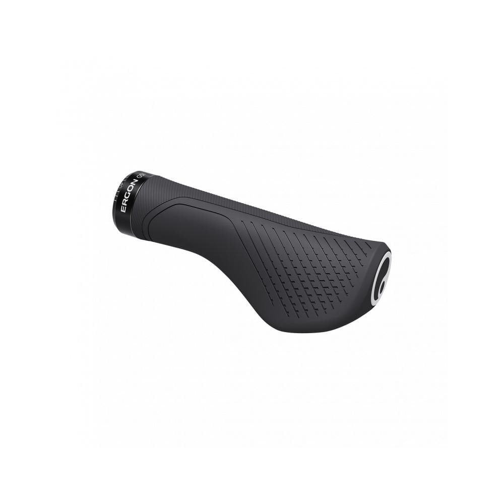 Ergon GS1 Evo ergonomic MTB, touring, and E-bike handlebar grips with textured surface and ergonomic design for comfortable riding.