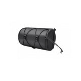 Topeak Tubular Barbag handlebar bag attached to a bike, water-resistant cycling accessory with storage for cycling essentials.
