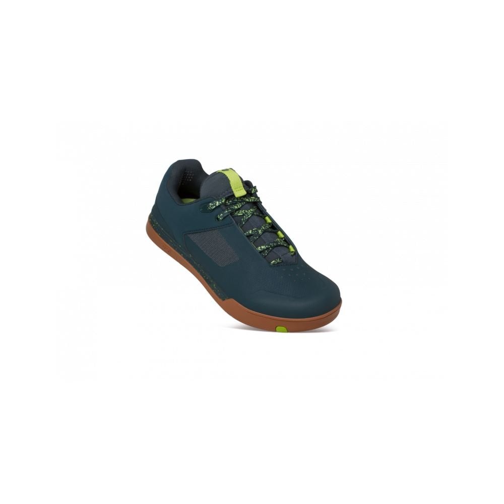 Crank Brothers Mallet Lace MTB shoes showing breathable trail footwear with lace-up design and mountain bike pedal compatibility.
