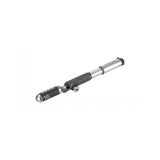 Topeak Hybrid Rocket HP hand pump with CO2 cartridge for road bike inflation, removable pump head and compact design.