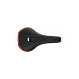 Ergon SM Pro Men mountain bike saddle with ergonomic pressure relief design, featuring a sleek black component for cycling comfort