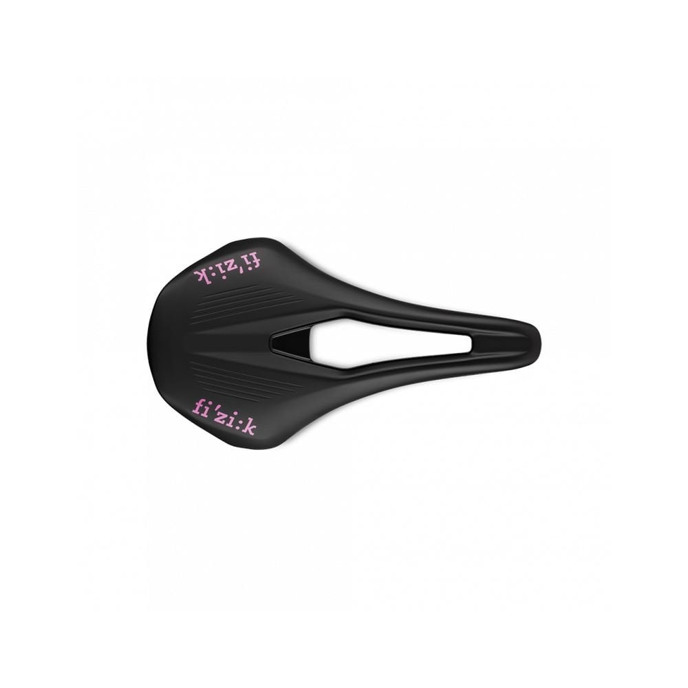 Fizik Vento Argo R3 racing saddle with ergonomic cutout, designed for stability and comfort in high-performance cycling.